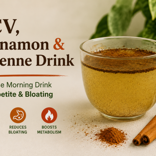 ACV cinnamon cayenne drink