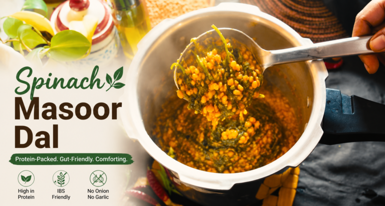 Spinach Masoor Dal Recipe