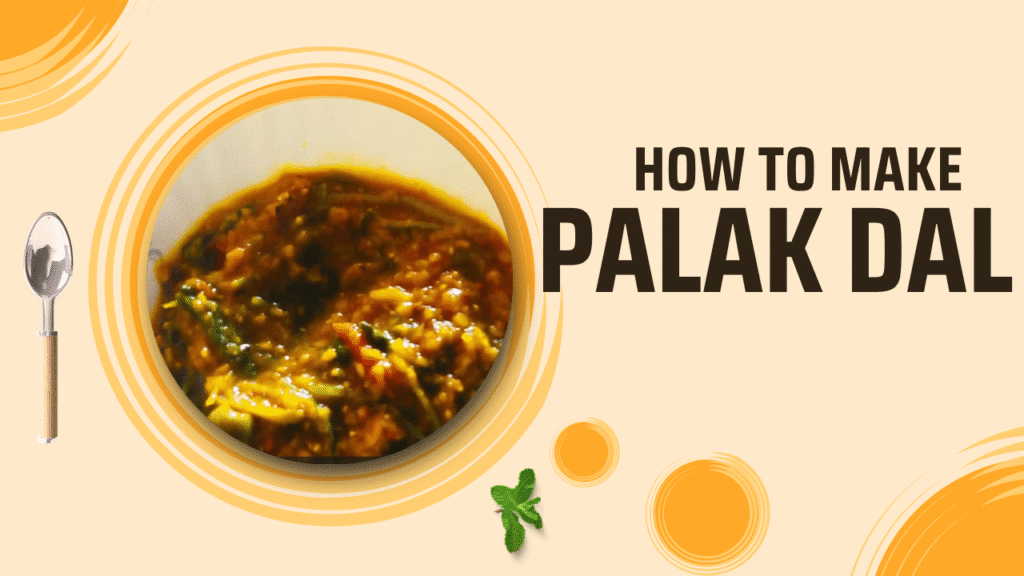 spinach masoor dal recipe