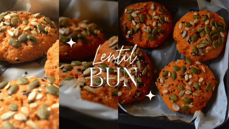 high protein lentil buns