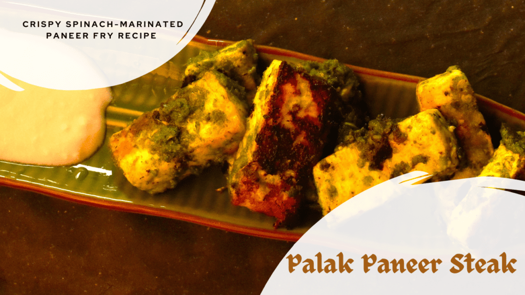 healthy palak paneer recipe