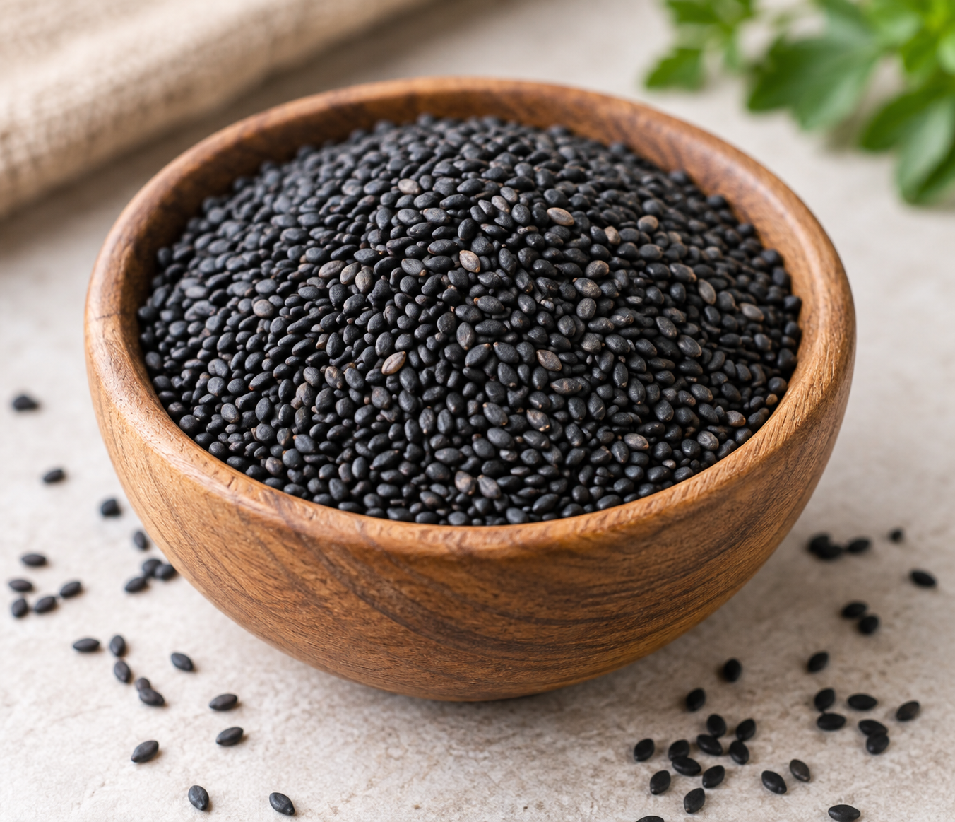 Banana black sesame flaxseed remedy