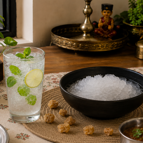 Gond Katira and Chia Seed Drink