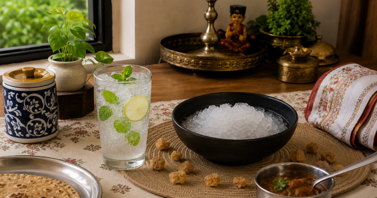 Gond Katira and Chia Seed Drink