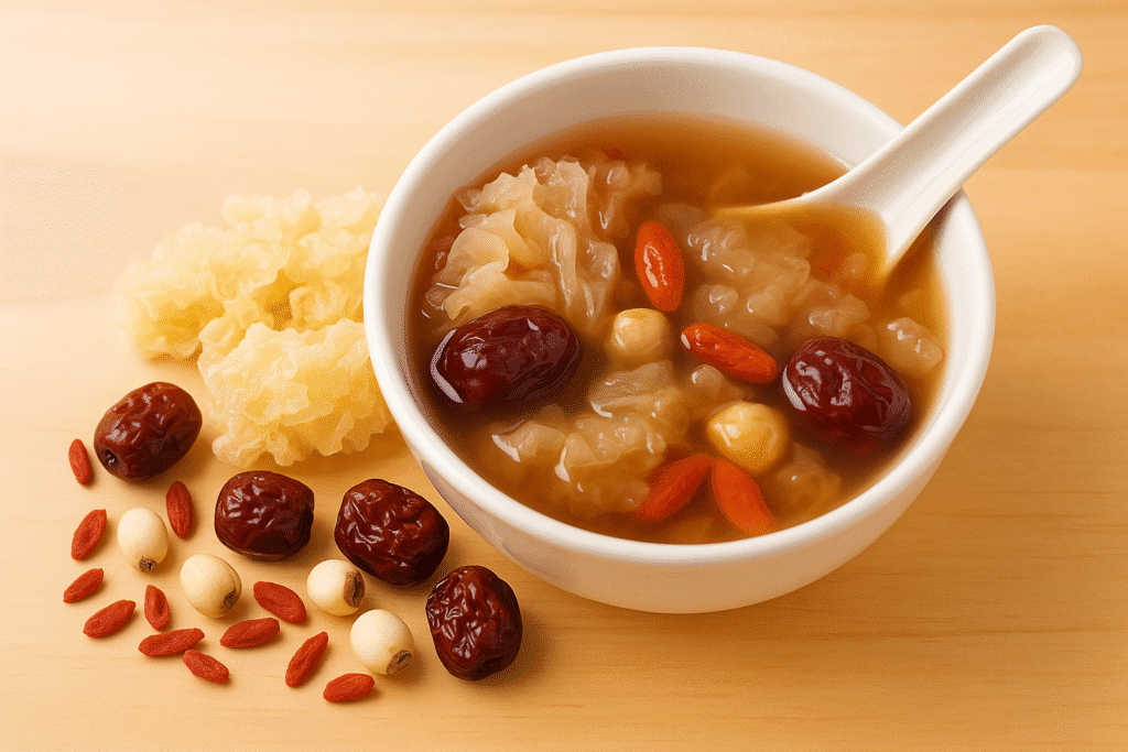 snow fungus soup recipe