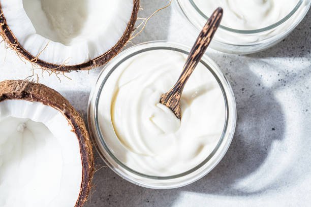 Probiotic coconut curd