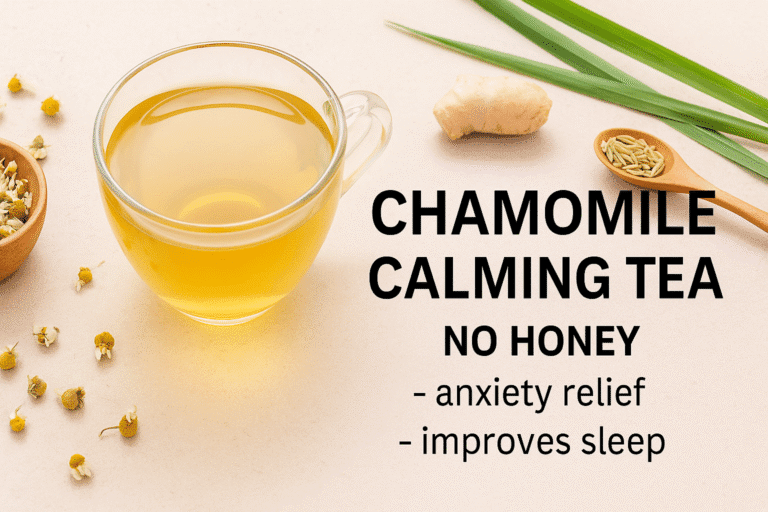 chamomile calming tea