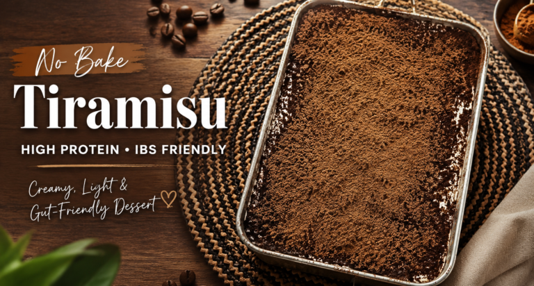 low FODMAP high protein dessert