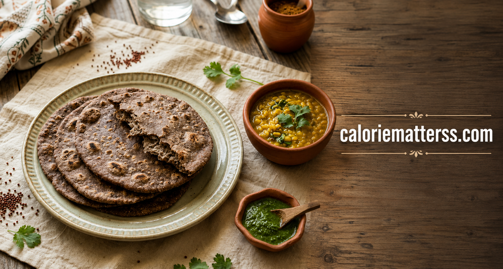 Gluten-Free Ragi Moong Roti