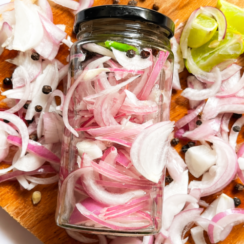 No-Oil Pickled Onion