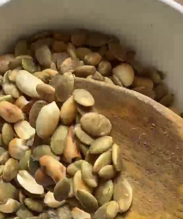 Peanut pumpkin seed butter