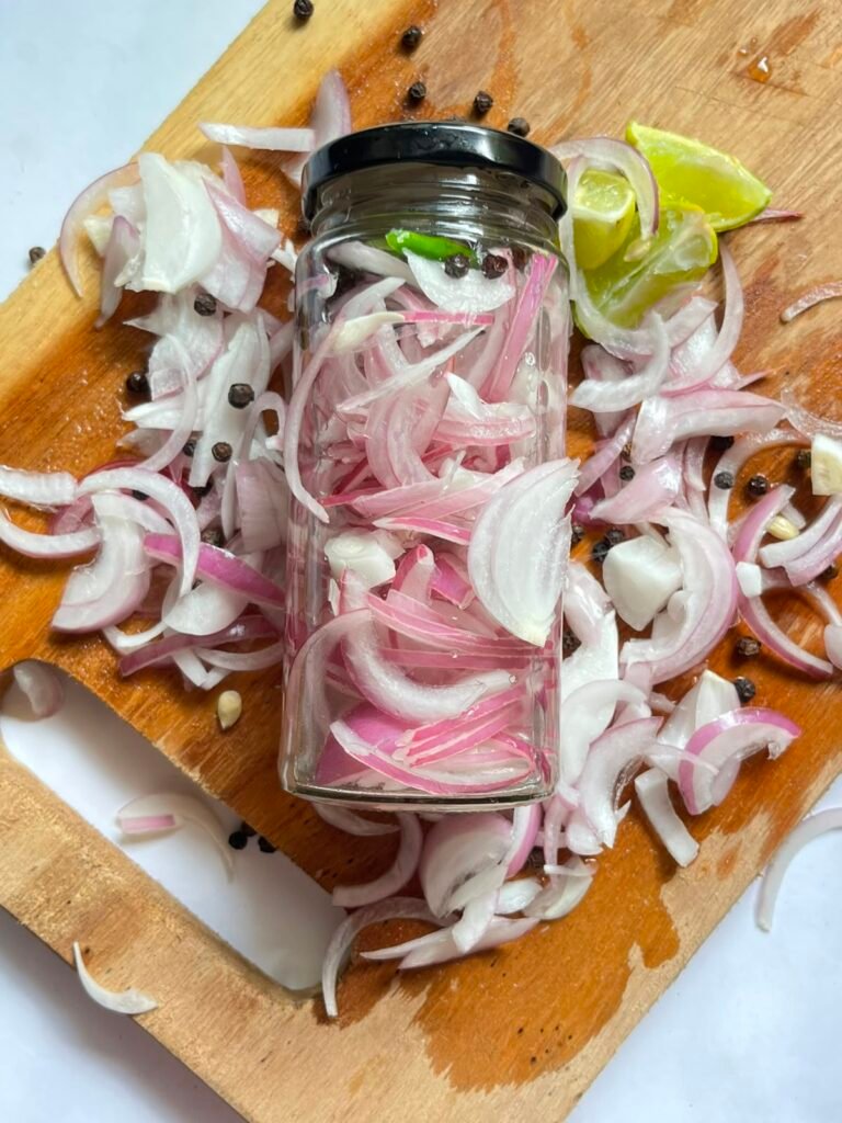 no-oil pickled onion