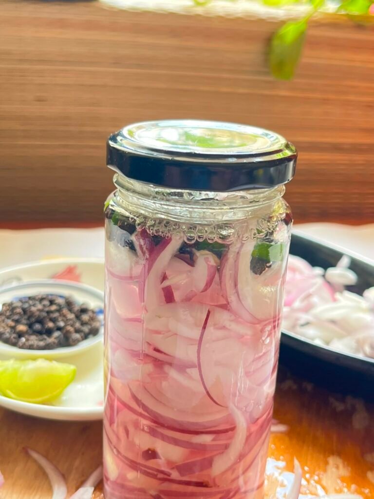 no-oil pickled onion