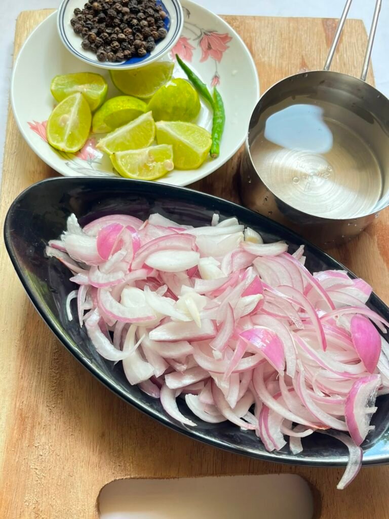 no-oil pickled onion