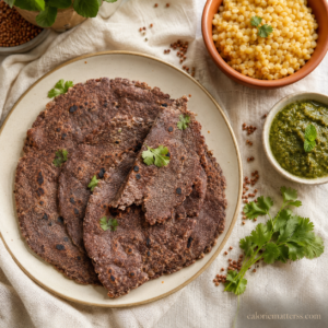 gluten-free ragi moong roti